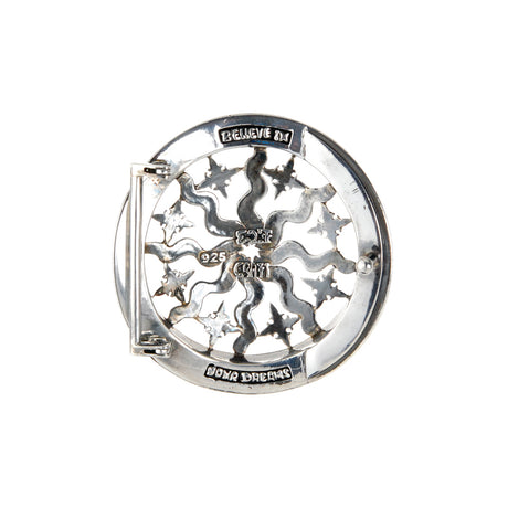 Silver Belt Buckle Elfin SUN and PLANETS