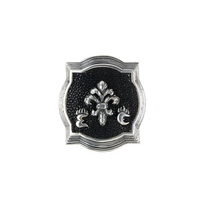 Silver Belt Buckle Caree E C LILY  on Searay Leather