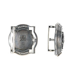 Silver Belt Buckle Caree E C LILY  on Searay Leather