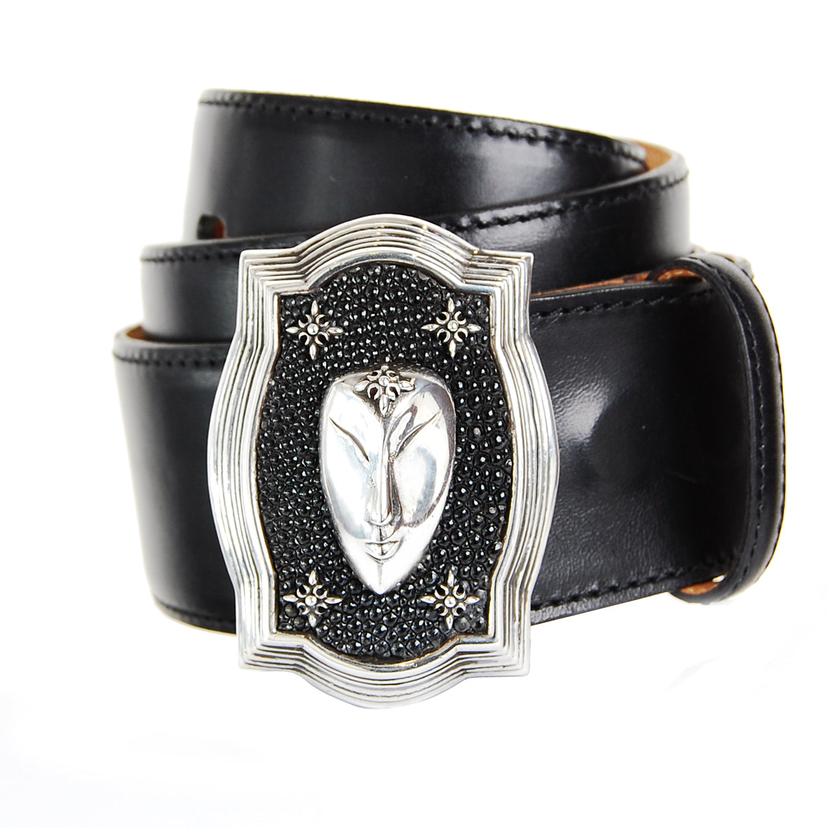 Silver Belt Buckle BAROQUE and ELF