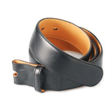Belt Strap of Saddle Leather with Buttons 35 mm