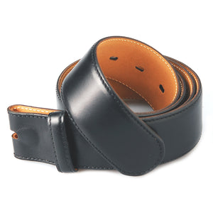 Belt Strap of Saddle Leather with Buttons 40 mm .