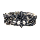 Silberarmband LILY und Kette XL ROYAL