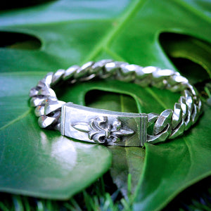 Silver Bracelet LONG LILY S Faceted Chain