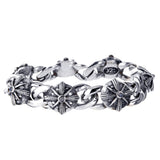 Silver Bracelet seven MORNING STAR s with Moonstone