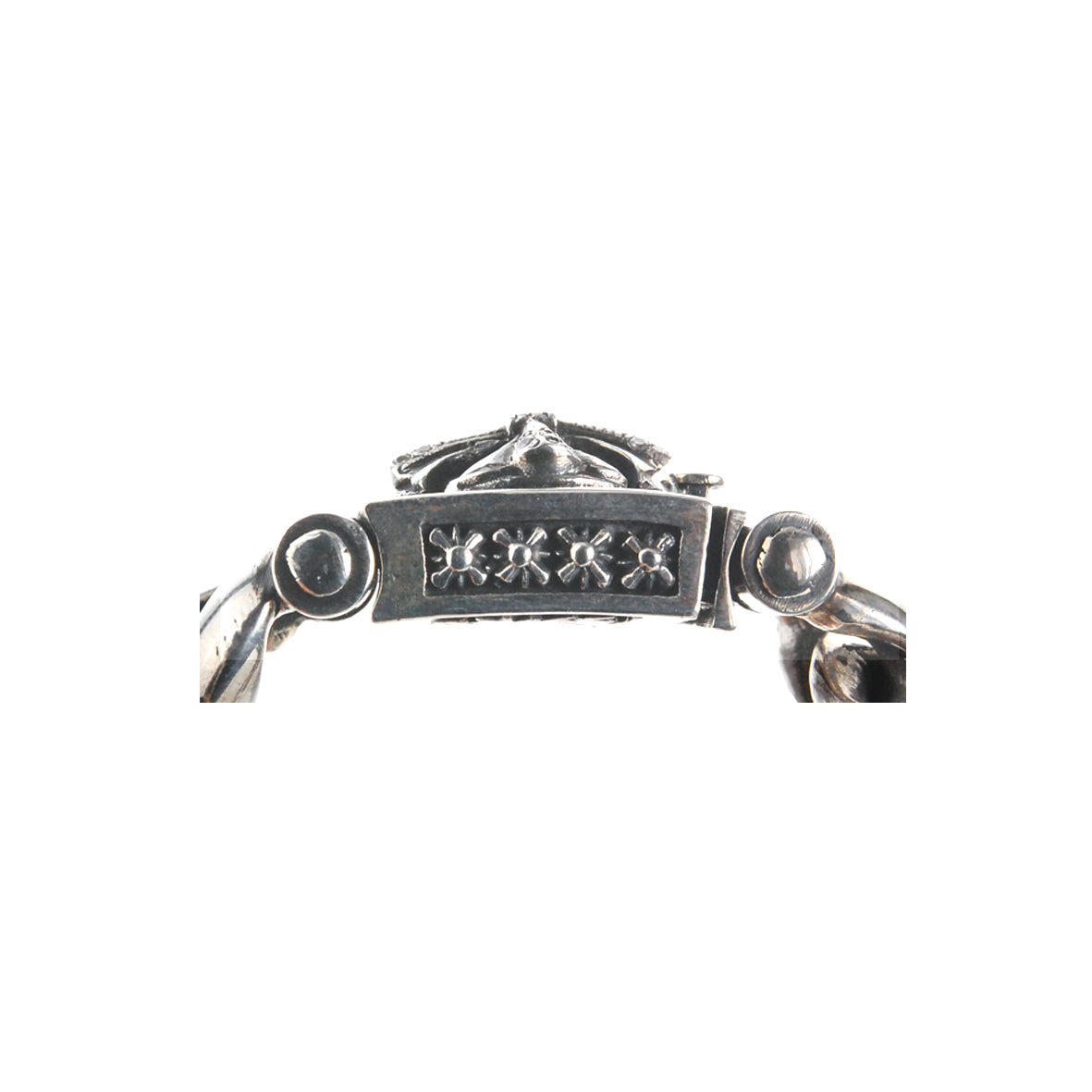 Silver Bracelet MALTESE CROSS Plain Chain L