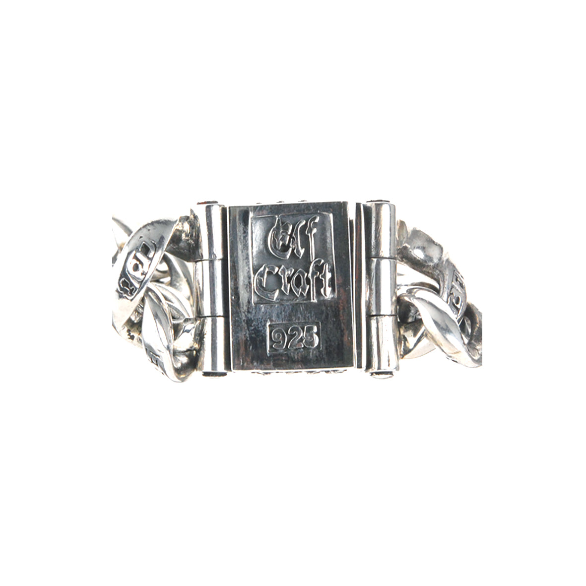 Silver Bracelet MALTESE CROSS Plain Chain L
