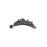 Silver Bracelet SHIELD with METEORITE Chain S Royal