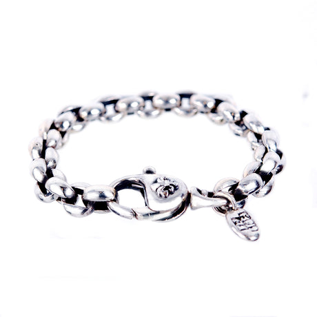 Silberarmband PEA CHAIN M mit LILY-Schloss