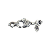 Silver Bracelet Pea Chain DRAGON SCALES