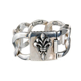 Silver Bracelet LILY Lock and Open CHAIN XXL