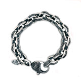 Silberarmband Erbsenkette XL ROYAL