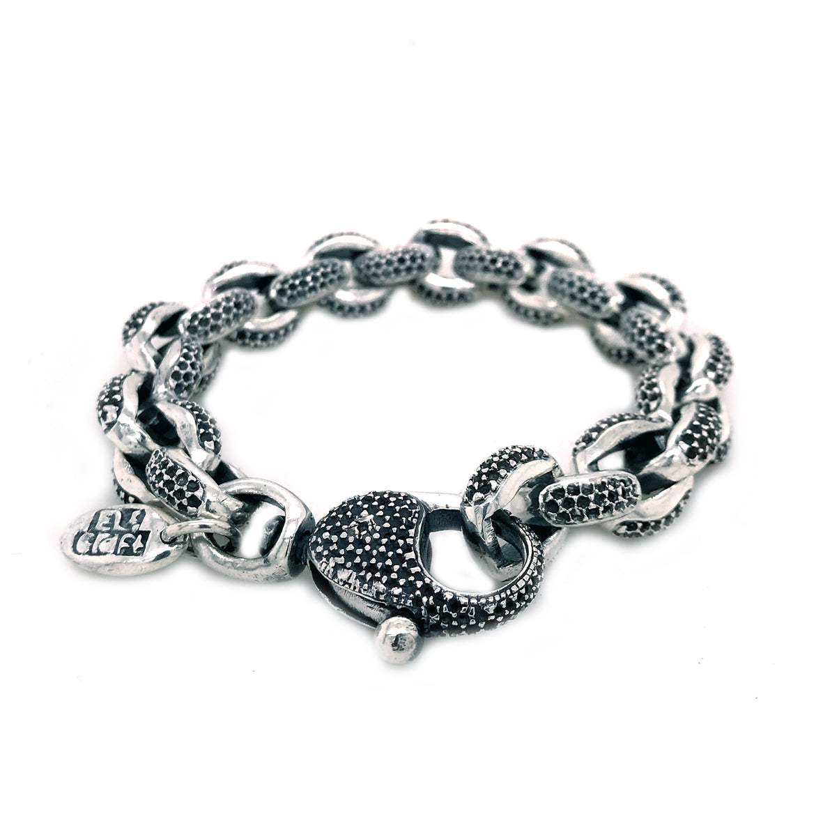 Silberarmband Erbsenkette XL ROYAL