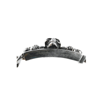 Silberarmband SKULL und Lilienkette S