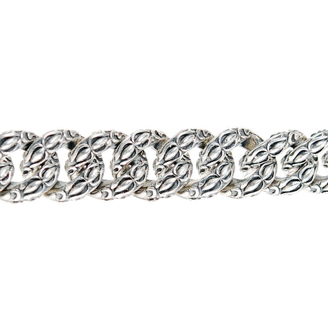 Silver Bracelet Navette-Garden at Night