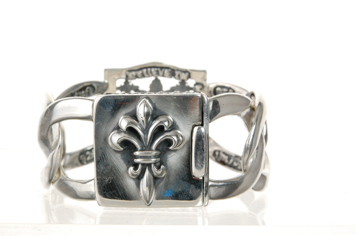 Silver Bracelet BAROQUE and LILY Open