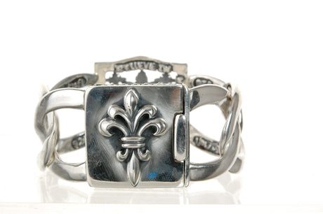 Silver Bracelet BAROQUE and LILY Open