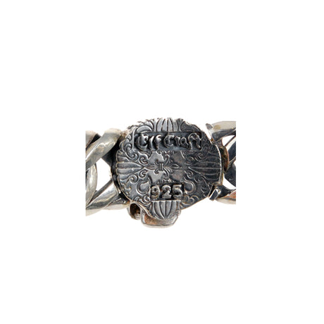 Silver Bracelet LION HEAD L Double Links Chain