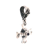 Silver Pendant KNIGHTS CROSS  Body and Stones 30