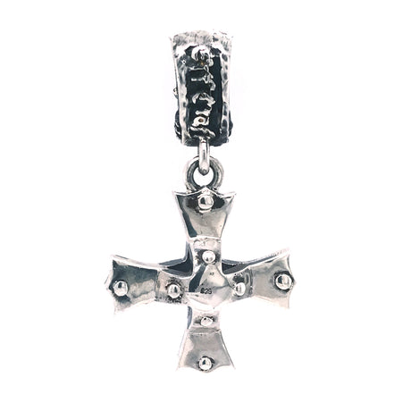 Silver Pendant KNIGHTS CROSS  Body and Stones 30