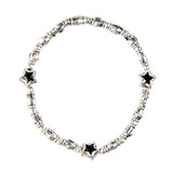 Silberarmband Mini TUBES Rough und Mini STARS