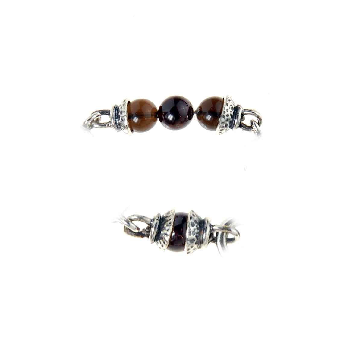 Silver Bracelet Beads and 3 LEOPARD HEADS and Lily Carabiner