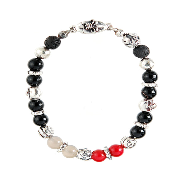 Bracelet Beads SKULL and Dragon Ball and Beads