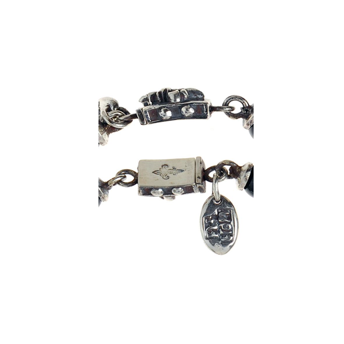 Bracelet Beads SKULL and  MALTESER CROSS Balls and Beads