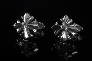 Silver Cufflinks MALTESER CROSS Open