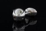 Silver Cufflinks BULLET with 5 Small Sapphire