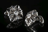 Silver Cufflinks  Malteser Cross Garden at Night