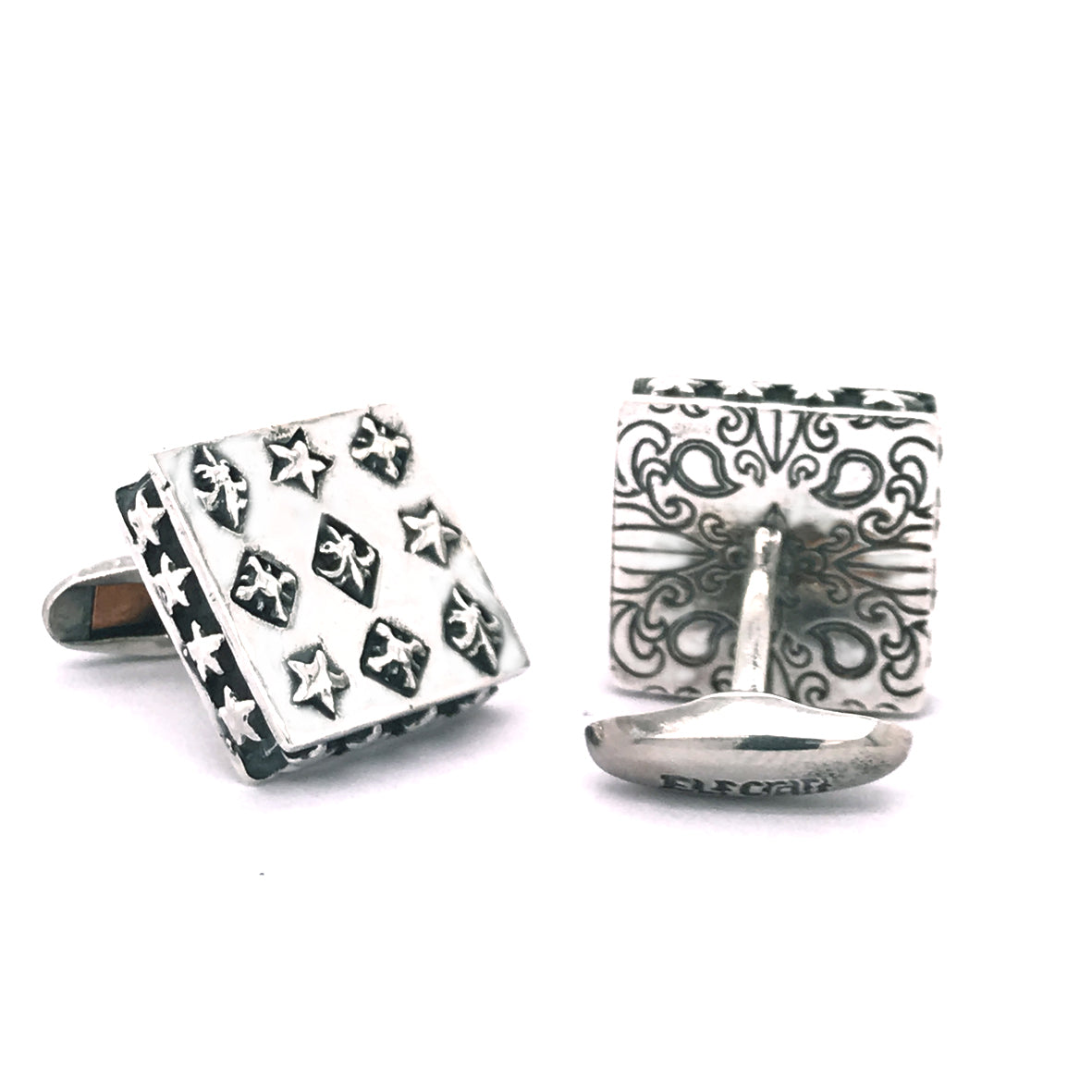 Silver Cufflinks SIGNS Caree L