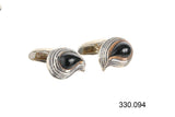 Silver Cufflinks Elfin King PAISLEY