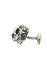 Silver Cufflinks SKULL 28