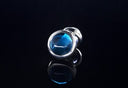 Silver Cufflinks ROUND STONES as Bones