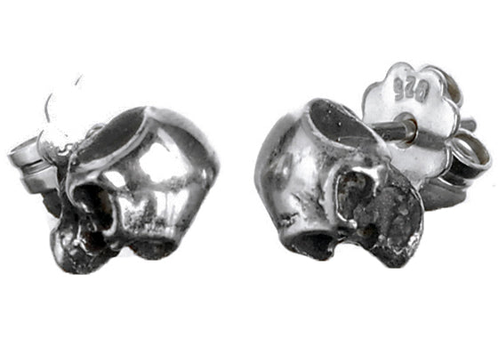 Silver Earpin SKULL