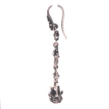 Silver Earhanger SPROUTS CROSS and CROWN