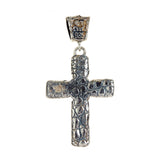 Silver Pendant CROCODILE Cross