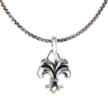 Silver Pendant LILY M Plain with Message