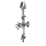 Silberanhänger LILIY Strahlen Kreuz mit PAVE