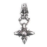 Silver Pendant CRESCENT STAR Garden at Night