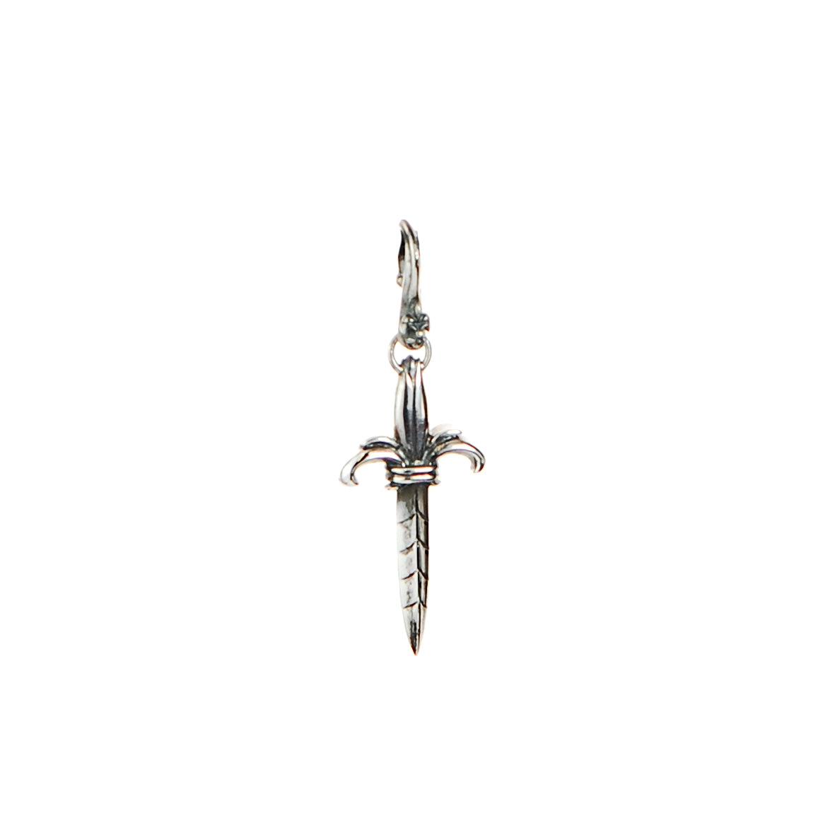 Silver Pendant ELFIN DAGGER Lily Hook