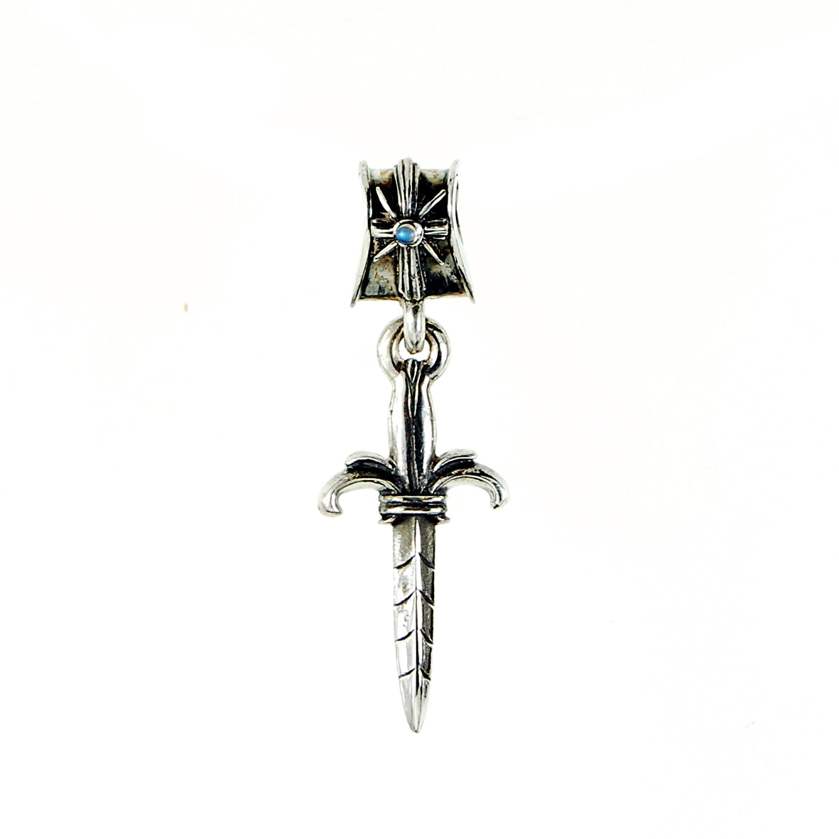 Silver Pendant ELFIN DAGGER Loop