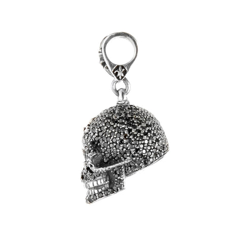 Silberanhänger SKULL XL Pave´ 40