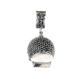 Silver Pendant SKULL XL  Pave´ 40