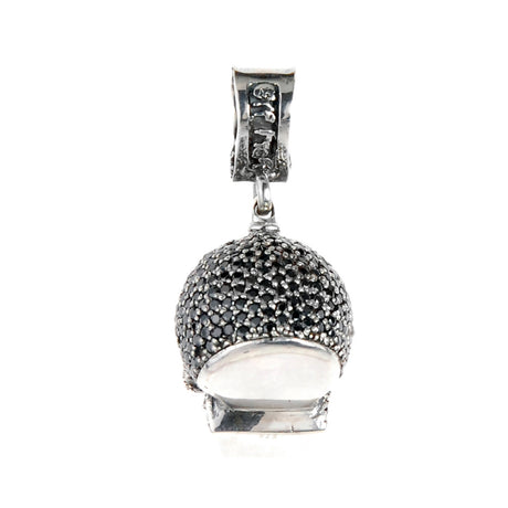 Silberanhänger SKULL XL Pave´ 40