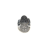 Silver Pendant SKULL XL  Pave´ 40