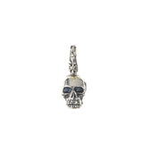 Silver Pendant SKULL S  with Hook