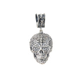 Silver Pendant SKULL XL  Pave´ 40