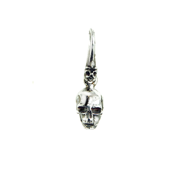 Silver Pendant  SKULL XS with Lily Hook